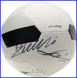 Lionel Messi and Cristiano Ronaldo Signed Black & White Nike Pitch Soccer Ball