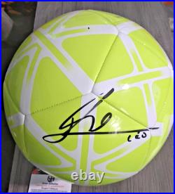Lionel (leo) Messi Autographed Soccer Ball Global Authentics Cert. #gv976156 Coa