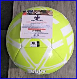Lionel (leo) Messi Autographed Soccer Ball Global Authentics Cert. #gv976156 Coa