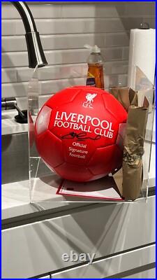 Liverpool fc authentic signed ball Liverpool fc authentic signed ball