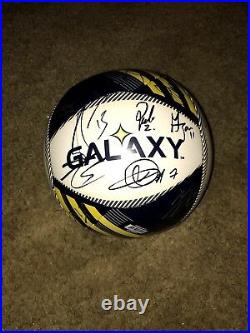 Los Angeles Galaxy Team Autographed Adidas Soccer Ball 2017 COA
