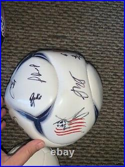 Lot of 3 Autographed New England Revolution Soccer Balls With Multiple Signature