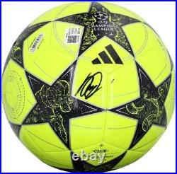 Luis Diaz Bayern Munich Signed UEFA Champions League Yellow & Black Soccer Ball