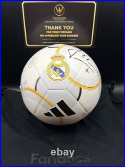 Luis Figo Signed Real Madrid Soccer Ball Fanatics COA Authentic Original