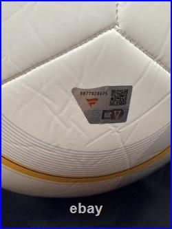 Luis Figo Signed Real Madrid Soccer Ball Fanatics COA Authentic Original