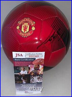 Luis Nani Portugal signed Manchester United F/S Full Size Soccer Ball Man U JSA