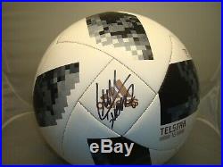 Luis Suarez Signed Adidas Soccer Ball Autographed Beckett BAS Witnessed COA 1A