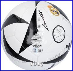 Luka Modric Real Madrid CF Autographed White Adidas Logo Soccer Ball