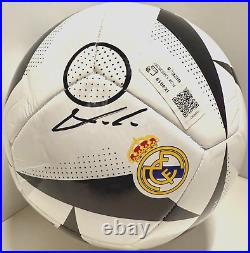 Luka Modric Signed Adidas Real Madrid Ball Soccer BAS Beckett Witnessed Luka Modric Signed Adidas Real Madrid Ball Soccer BAS Beckett Witnessed