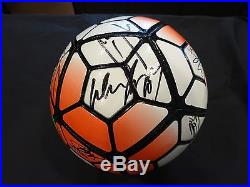 MANCHESTER UNITED SIGNED SOCCER BALL BY TEAM COA + PROOF! WAYNE ROONEY + 16
