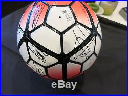 MANCHESTER UNITED SIGNED SOCCER BALL BY TEAM COA + PROOF! WAYNE ROONEY + 16