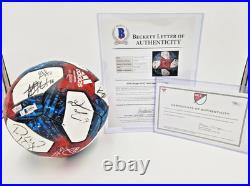 MATCH USED Multi-Signed CHICAGO FIRE FC Official MLS Adidas Soccer Ball Fanatics