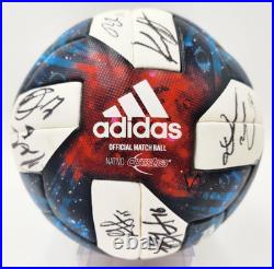 MATCH USED Multi-Signed CHICAGO FIRE FC Official MLS Adidas Soccer Ball Fanatics