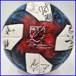 MATCH USED Multi-Signed CHICAGO FIRE FC Official MLS Adidas Soccer Ball Fanatics