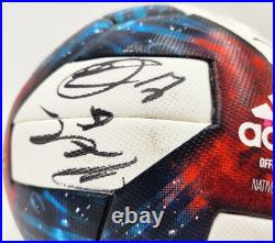 MATCH USED Multi-Signed CHICAGO FIRE FC Official MLS Adidas Soccer Ball Fanatics
