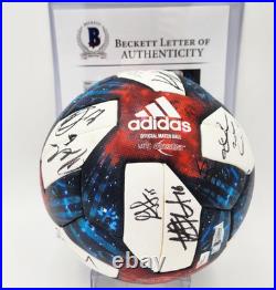 MATCH USED Multi-Signed CHICAGO FIRE FC Official MLS Adidas Soccer Ball Fanatics
