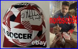 MAURICIO POCHETTINO SIGNED USMNT TEAM USA SOCCER BALL withVIDEO PROOF BECKETT COA