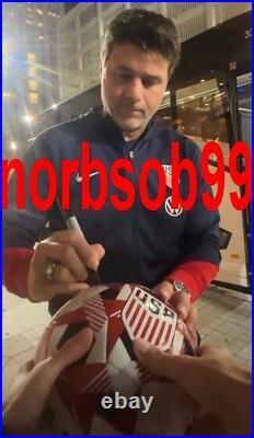 MAURICIO POCHETTINO SIGNED USMNT TEAM USA SOCCER BALL withVIDEO PROOF BECKETT COA