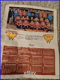 MISL Wichita Wings Lot- 2 balls & 1 pennant (signed), 1 mat, 1 calendar, 1 toy