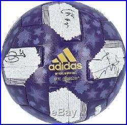 MLS All-Stars Signed Match-Used Ball vs Atletico de Madrid on 7/31/19 & 9 Sigs