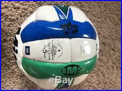 MLS Game Used Soccer Ball Mitre Autographed By Brian McBride