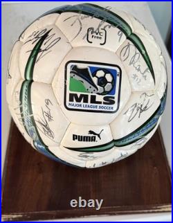 MLS Soccer Ball Signed Revolution, Metro Stars Twellman, Joesph, Reis, Auto, COA MLS Soccer Ball Signed Revolution, Metro Stars Twellman, Joesph, Reis, Auto, COA