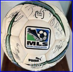 MLS Soccer Ball Signed Revolution, Metro Stars Twellman, Joesph, Reis, Auto, COA