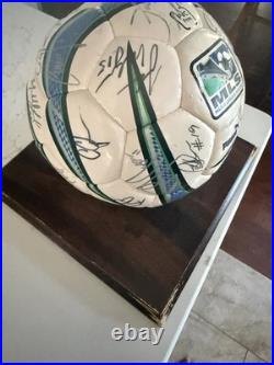 MLS Soccer Ball Signed Revolution, Metro Stars Twellman, Joesph, Reis, Auto, COA