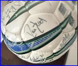 MLS Soccer Ball Signed Revolution, Metro Stars Twellman, Joesph, Reis, Auto, COA