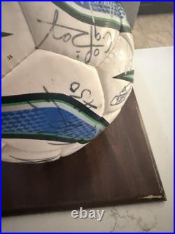 MLS Soccer Ball Signed Revolution, Metro Stars Twellman, Joesph, Reis, Auto, COA