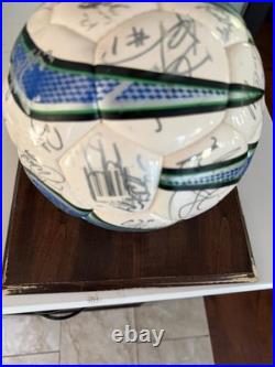 MLS Soccer Ball Signed Revolution, Metro Stars Twellman, Joesph, Reis, Auto, COA