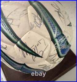 MLS Soccer Ball Signed Revolution, Metro Stars Twellman, Joesph, Reis, Auto, COA