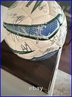 MLS Soccer Ball Signed Revolution, Metro Stars Twellman, Joesph, Reis, Auto, COA