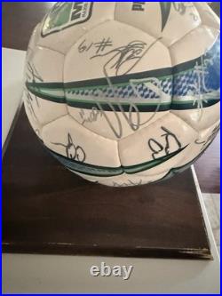 MLS Soccer Ball Signed Revolution, Metro Stars Twellman, Joesph, Reis, Auto, COA