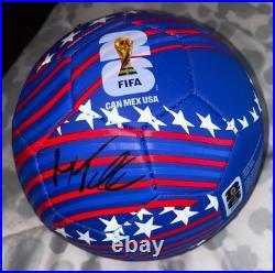 Malik Tillman Signed 2026 World Cup Soccer Ball USA With Exact Proof