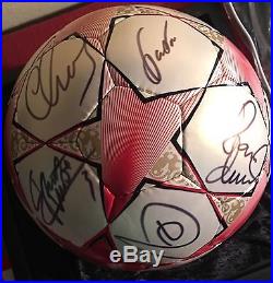 Manchester United 2008 Team Signed Champions League Final Adidas Ball