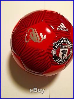 Manchester United David Beckham Signed Soccer Ball Futbol With PROOF