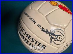 Manchester United FC 2001/2002 Squad Signed Football Ball COA