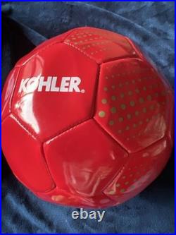 Manchester United Mufc Signed Soccer Ball Football Size 5 Diego Forlan+andy Cole