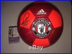 Manchester United Paul Pogba Signed Soccer Ball Futbol Juventud JSA CERT PROOF