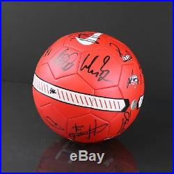 Manchester United Squad Signed Football Ball Autograph Soccer Memorabilia COA