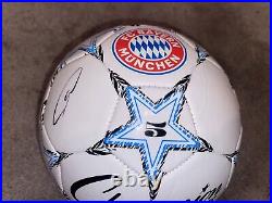 Manuel Neuer Signed Bayern Munich Fc Logo Full Size Soccer Ball Coa