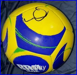 Marcelo Vieira Signed Brazil Soccer Ball With Exact Proof