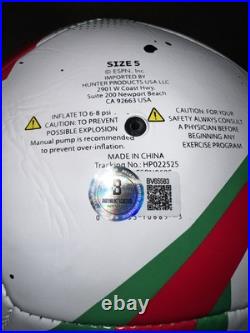 Marco Materazzi Signed Official Italy Soccer Ball World Cup Legend Beckett #3