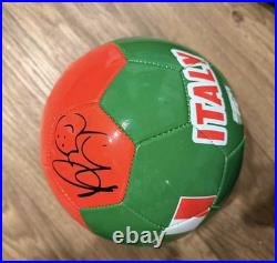 Marco Materazzi Signed Soccer Ball Italy National Team/ Inter Milan Autograph