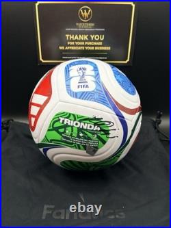 Marcus Rashford Signed FIFA 2026 Trionda Soccer Ball Fanatics COA Authentic