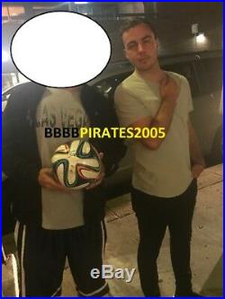 Mario Gotze Signed 2014 World Cup Soccer Ball Borussia Dortmund Proof Jsa Coa
