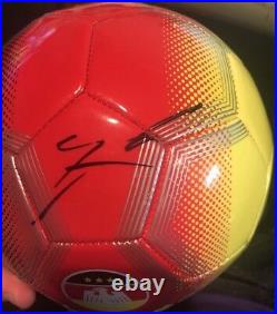 Mario Gotze Signed German Soccer Ball 2014 World Cup Deutschland Proof