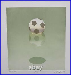 Mark Adams Soccer Ball 1983 Aquatint Etching, Signed, 19/75