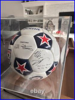 Mark Simpson autographed NASL official match ball Cups 1996, 1997, 1999, 2004